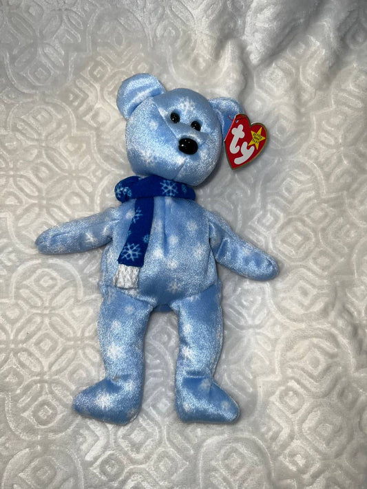 *RARE* MINT 1999 Holiday Teddy with tag error!