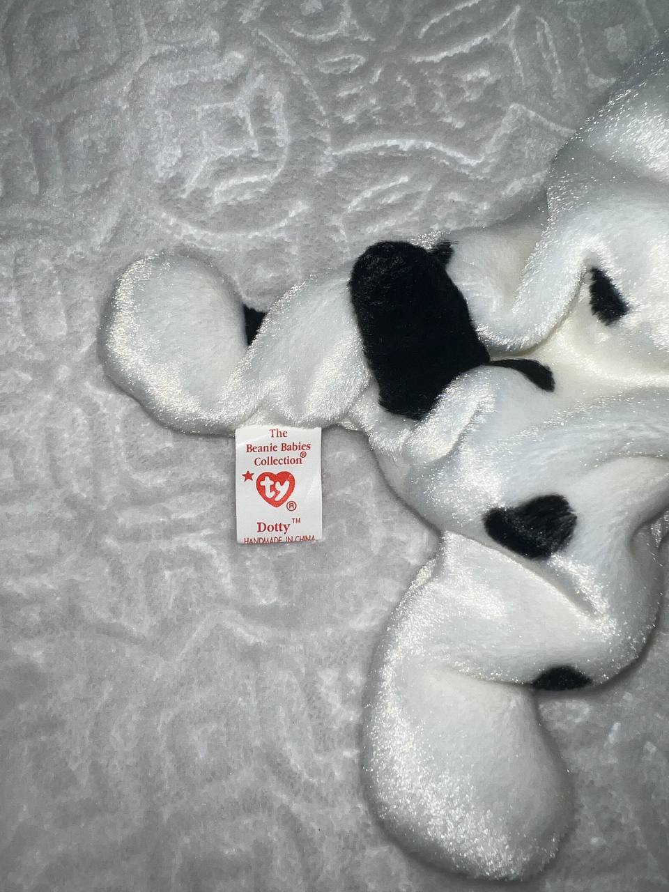 *RARE* MINT Dotty 1996 Beanie Baby With Tag in Pristine Condition