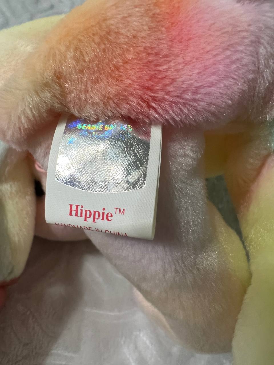 *RARE* MINT Hippie Beanie Baby 1998 With Tag