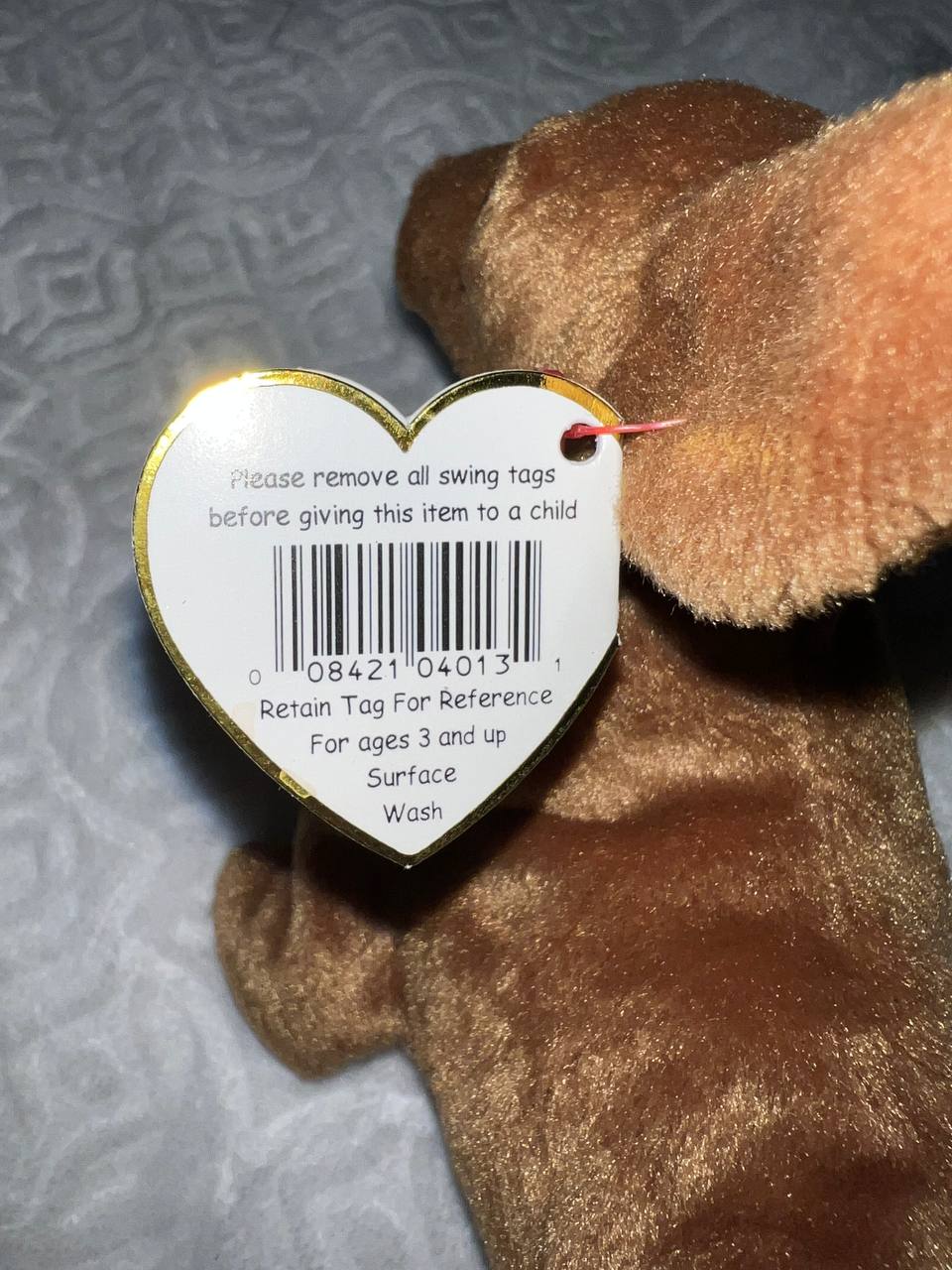 *RARE* MINT Weenie 1995 Beanie Baby With Tag in Pristine Condition