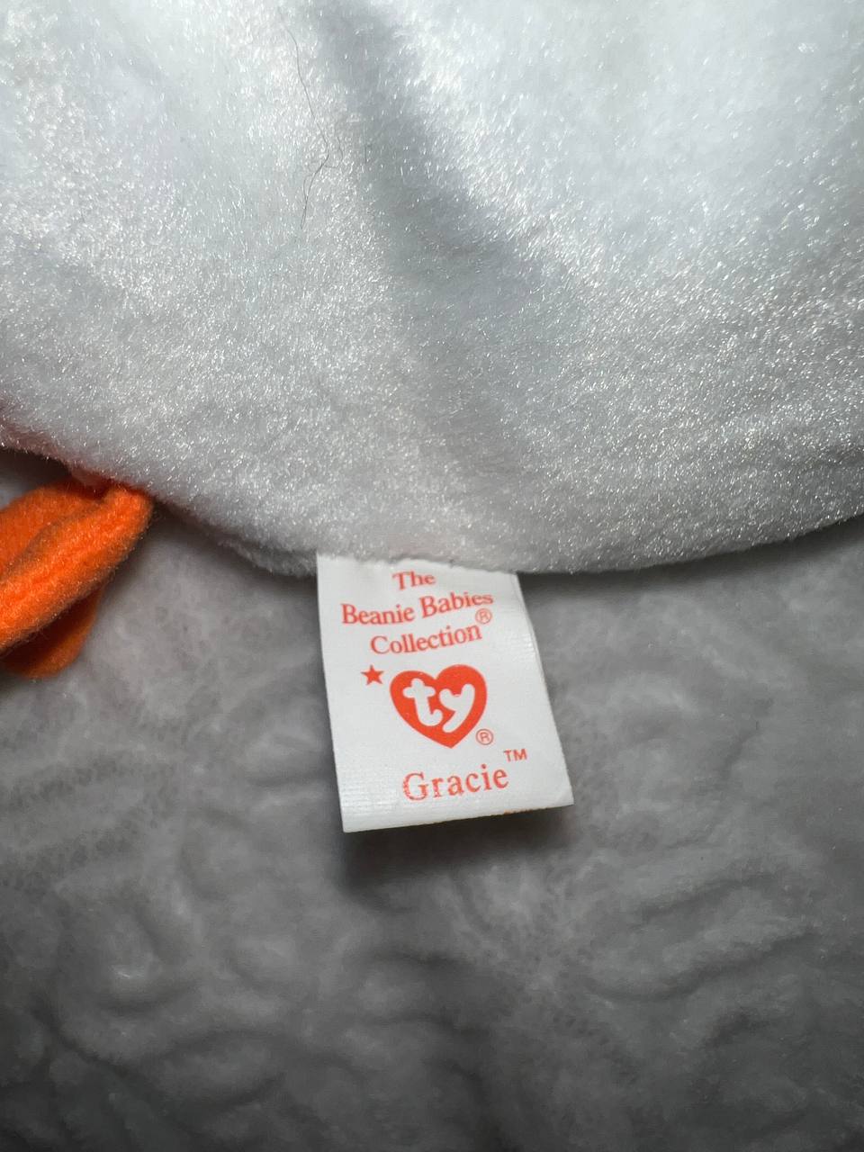 *RARE* MINT Gracie 1996 Beanie Baby With Tag in Pristine Condition
