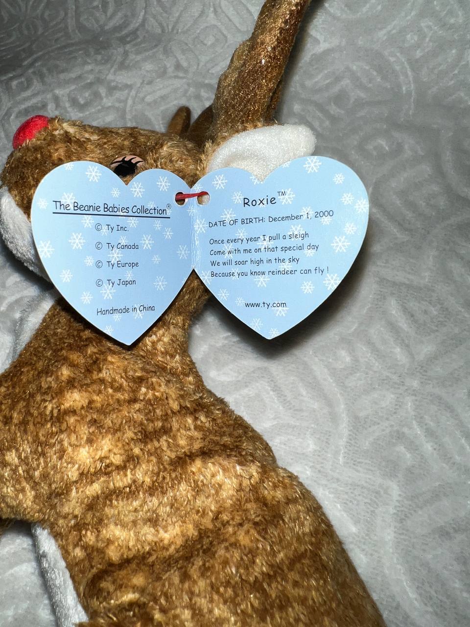 *RARE* MINT Roxie 2000 Beanie Baby With Tag in Pristine Condition