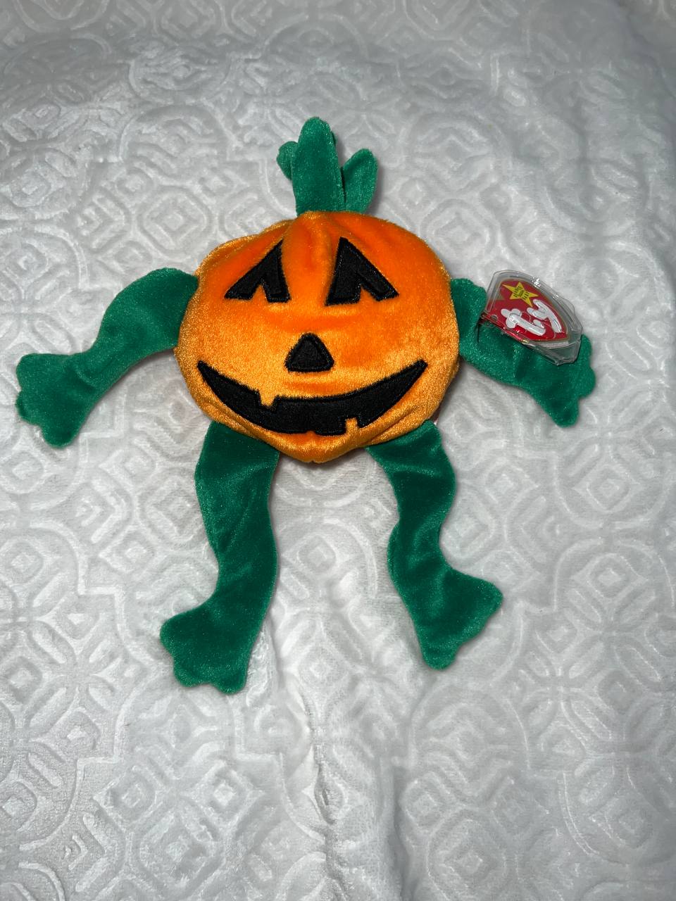 *RARE* MINT Pumkin 1998 Beanie Baby With Tag in Pristine Condition