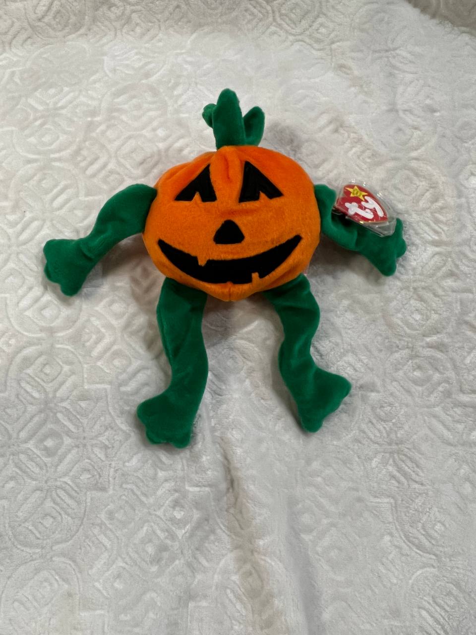 *RARE* MINT Pumkin 1998 Beanie Baby With Tag in Pristine Condition