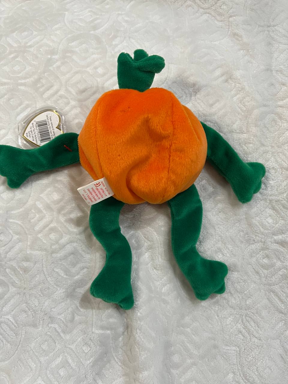 *RARE* MINT Pumkin 1998 Beanie Baby With Tag in Pristine Condition